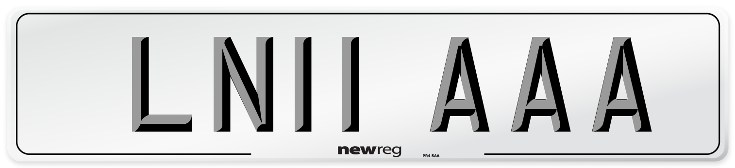 LN11 AAA Number Plate from New Reg